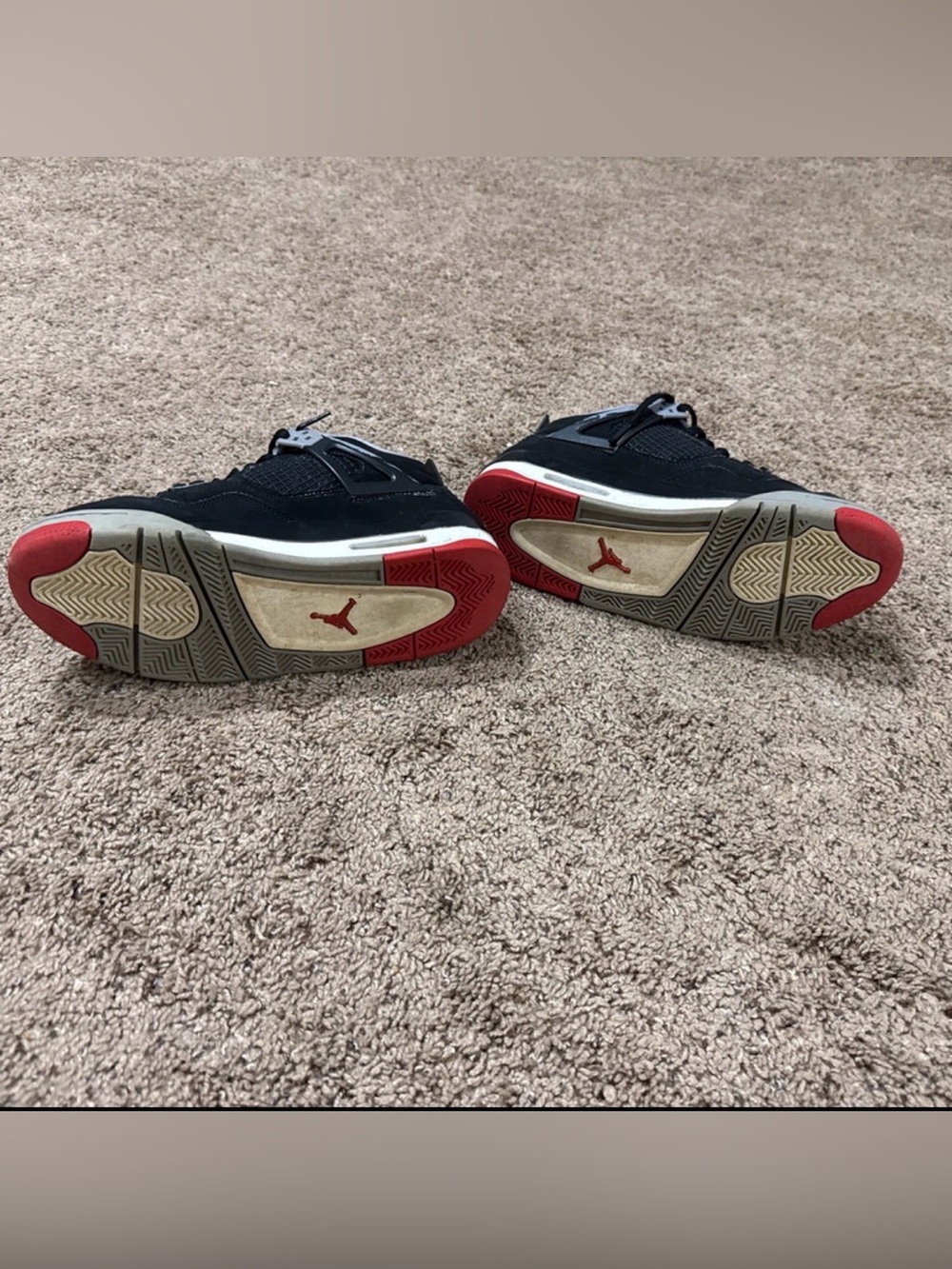 Black and Red Low-Profile Sneakers